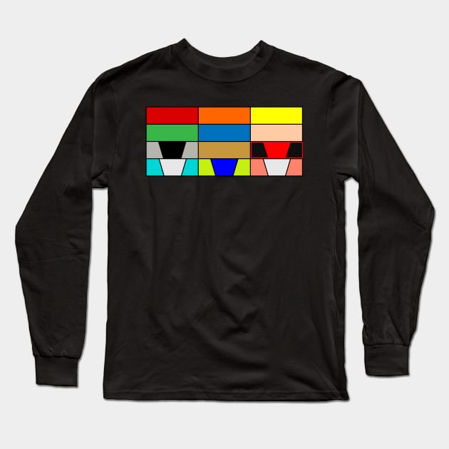 Monorail Colors Long Sleeve T-Shirt by Tomorrowland Arcade